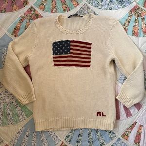 Ralph Lauren Sport Flag Sweater